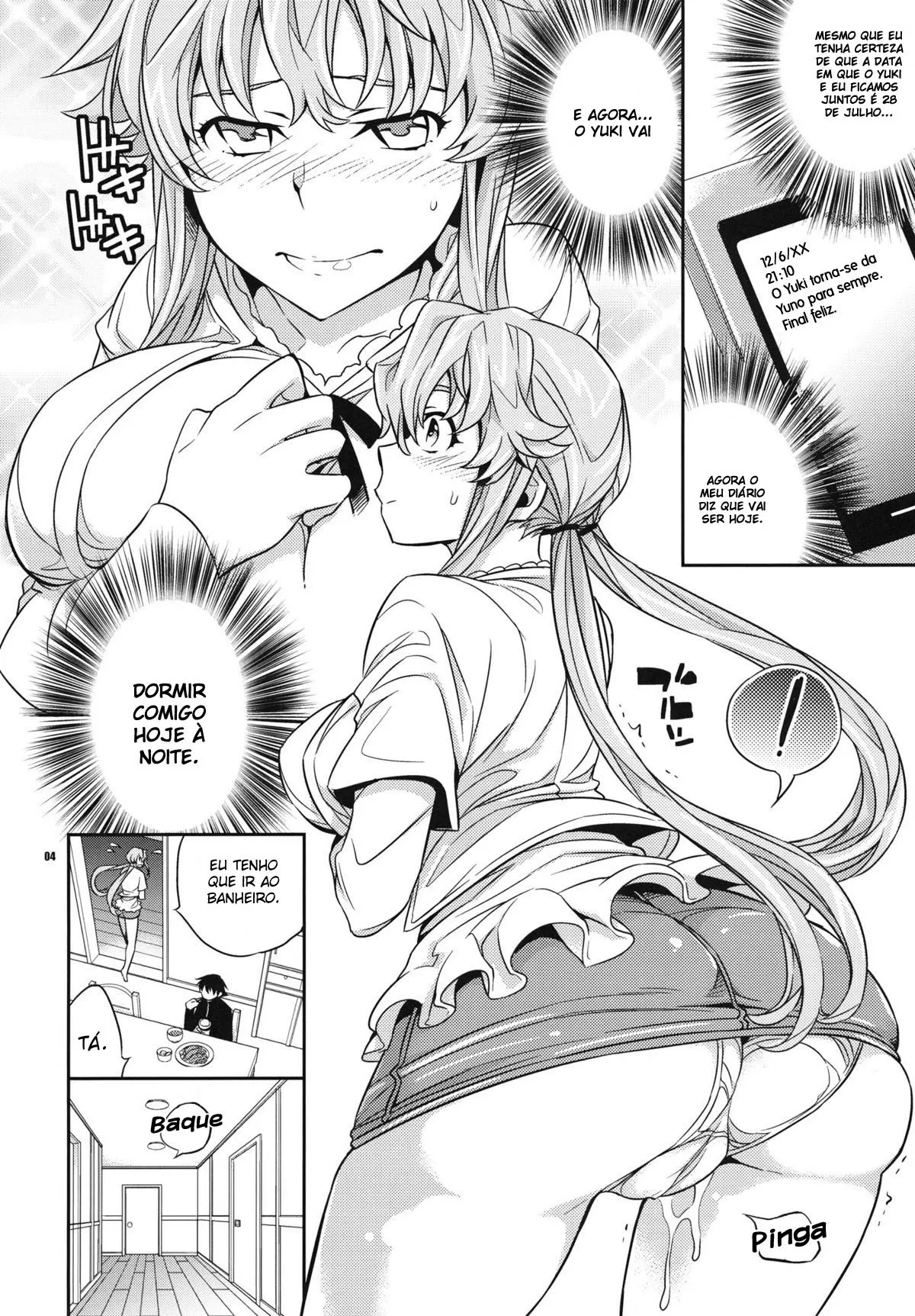 Yuki Yuno Ai no Mirai Nikki - Foto 4