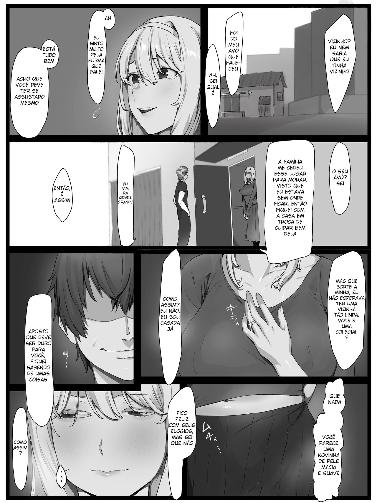 Yokkyuu Fuman no Kinpatsu Hitozuma o Izanatte mitara Akkenaku Chinochi shimashita - Foto 7