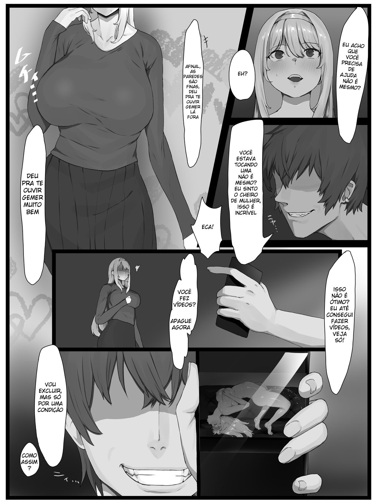 Yokkyuu Fuman no Kinpatsu Hitozuma o Izanatte mitara Akkenaku Chinochi shimashita - Foto 8