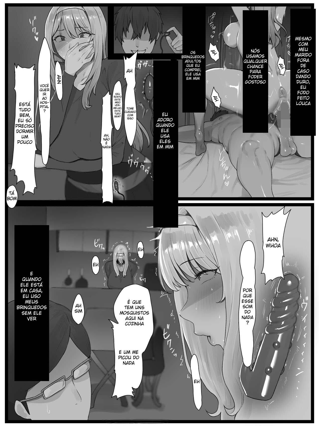 Yokkyuu Fuman no Kinpatsu Hitozuma o Izanatte mitara Akkenaku Chinochi shimashita - Foto 26