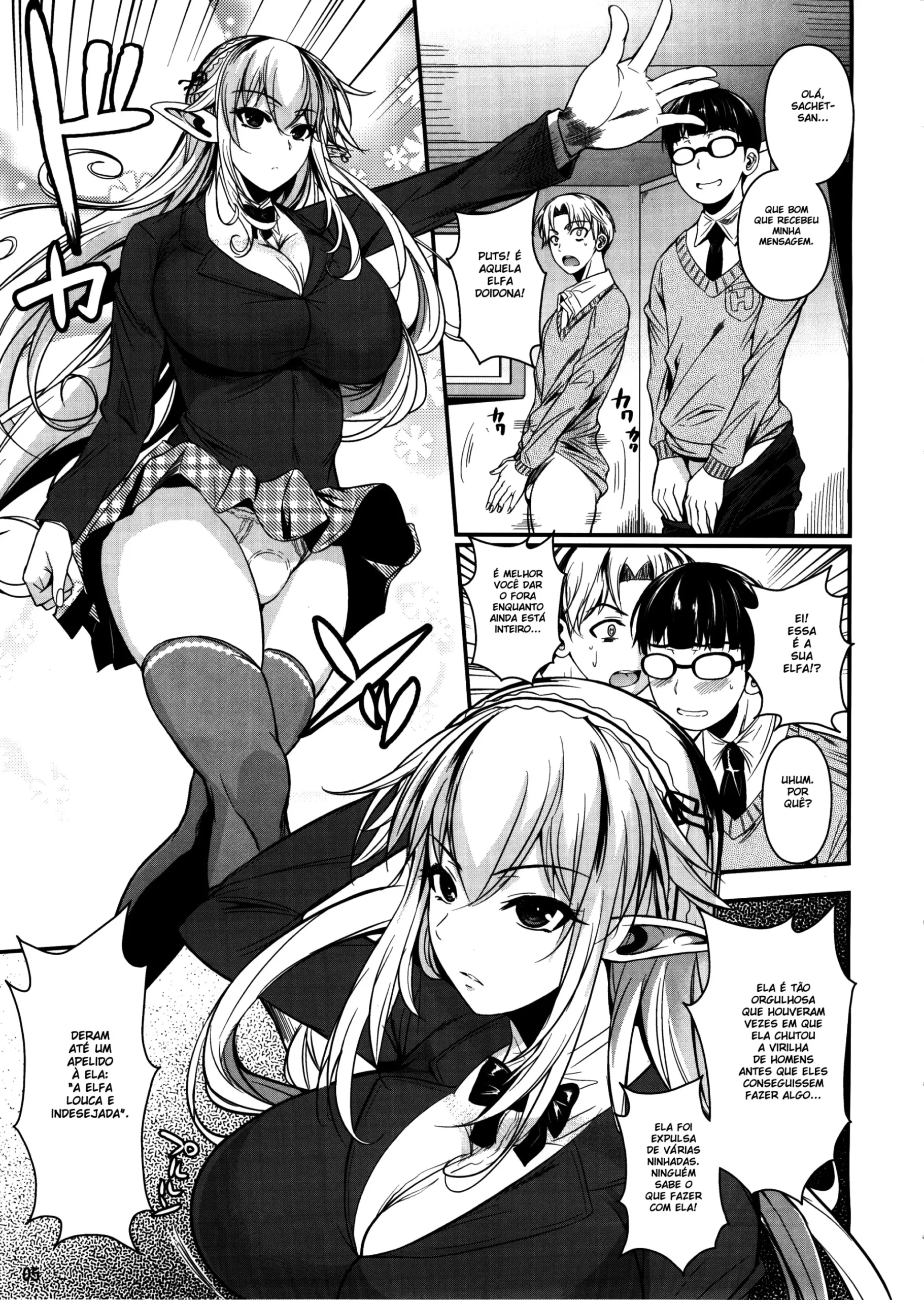 High Elf × High School Haku - Foto 6
