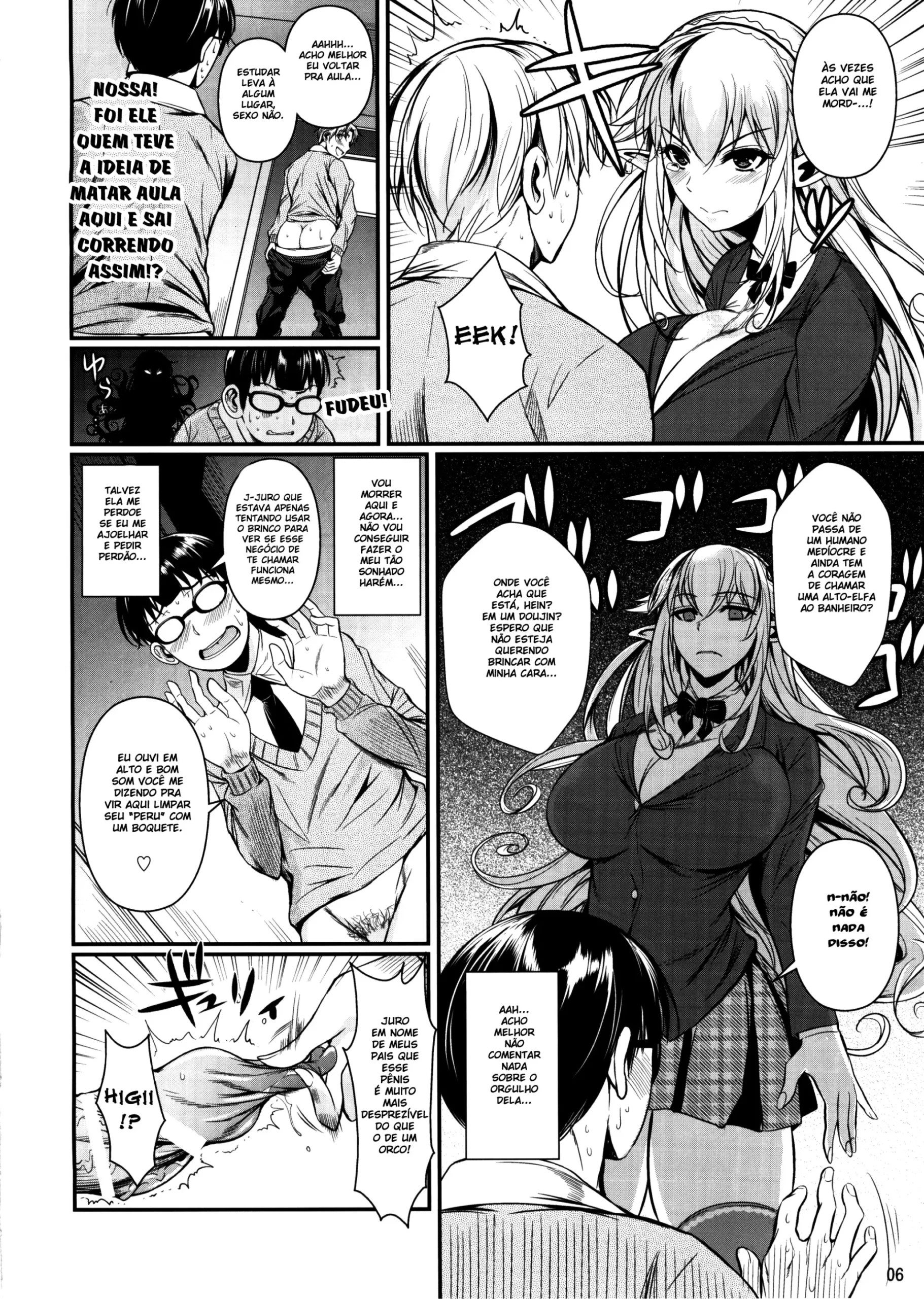High Elf × High School Haku - Foto 7